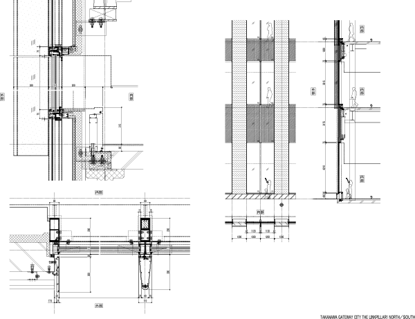 TAKANAWA  GATEWAY  CITY  THE LINKPILLAR1  NORTH／SOUTH